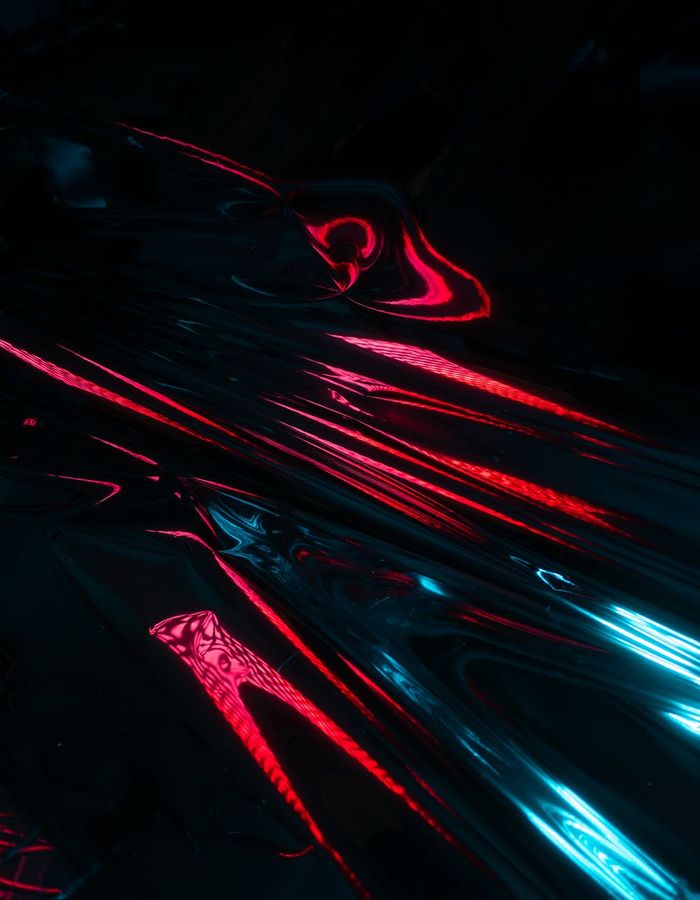 Abstract energy pulse and rhythmic movement waves