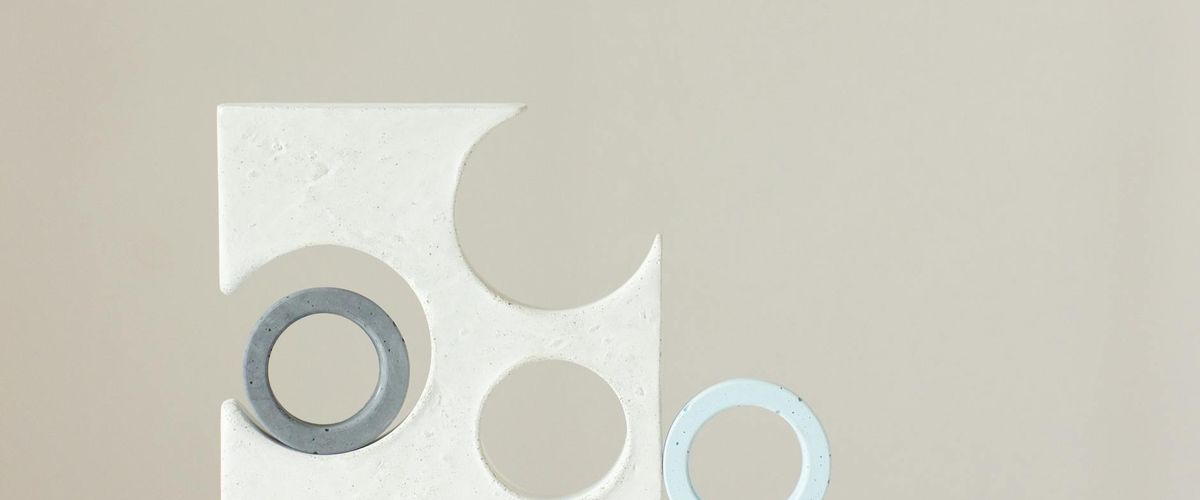 Minimalist geometric composition representing harmony and structure